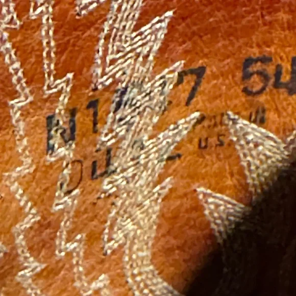 Vintage Lucchese N1547.54 Crayton Mad Dog Snip Toe Men’s 10 EE Cowboy Boots - Picture 14 of 16